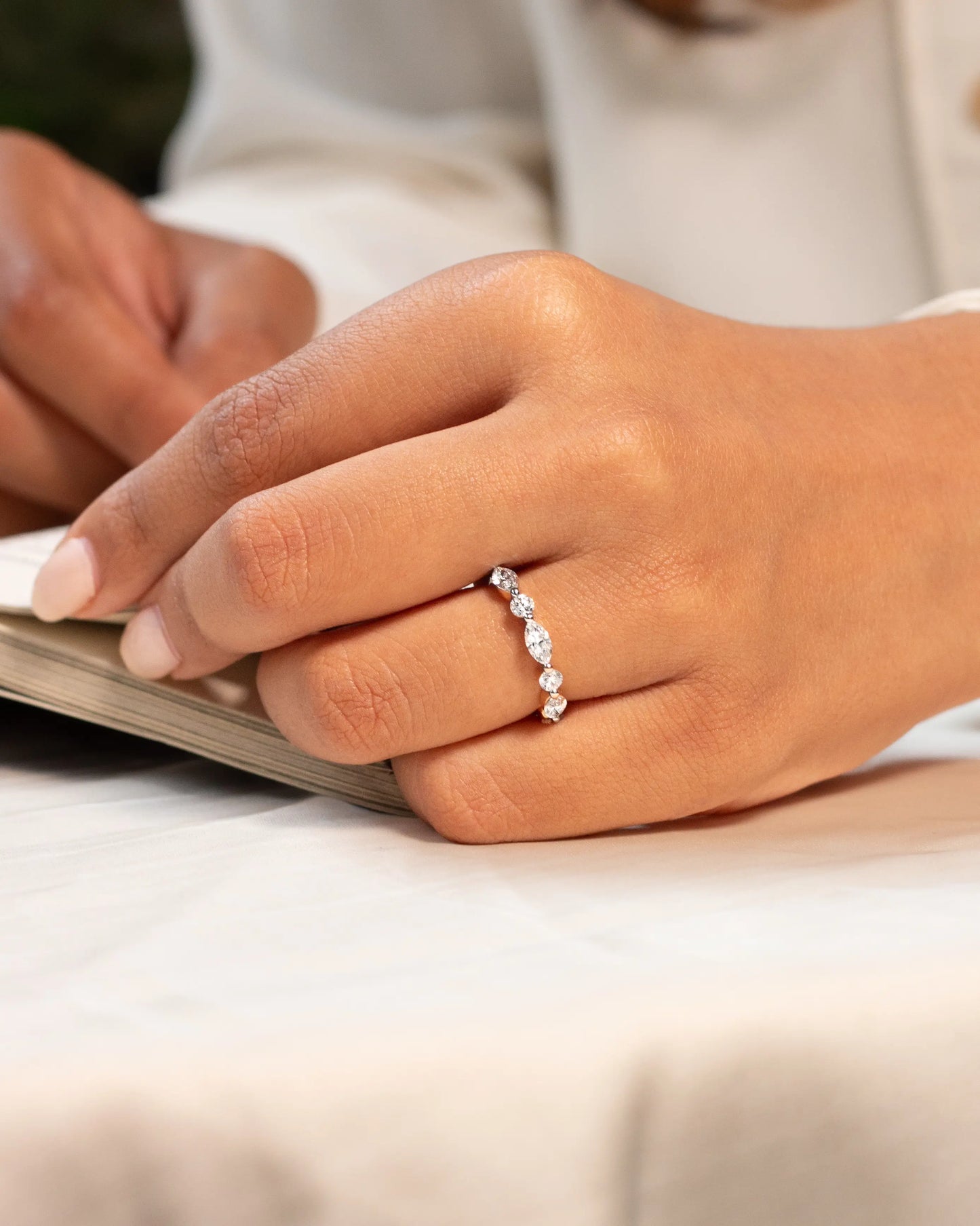 Multi Shaped Eternity Diamond Band