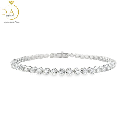 6 Pointer Diamond Tennis Bracelet