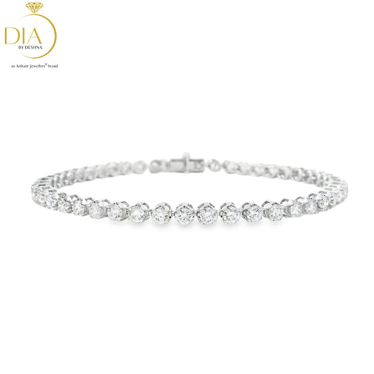 6 Pointer Diamond Tennis Bracelet