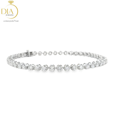 6 Pointer Diamond Tennis Bracelet