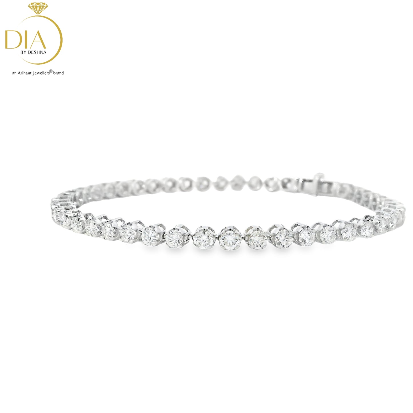 6 Pointer Diamond Tennis Bracelet