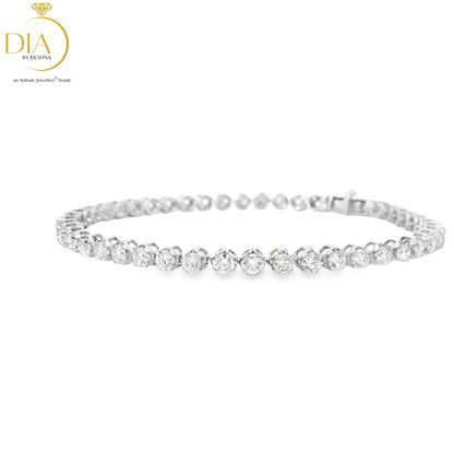 6 Pointer Diamond Tennis Bracelet