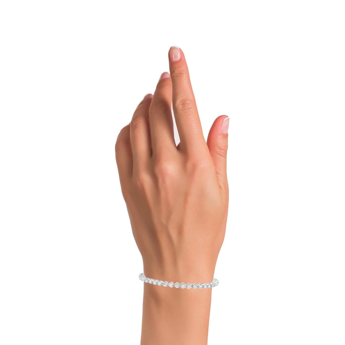 6 Pointer Diamond Tennis Bracelet
