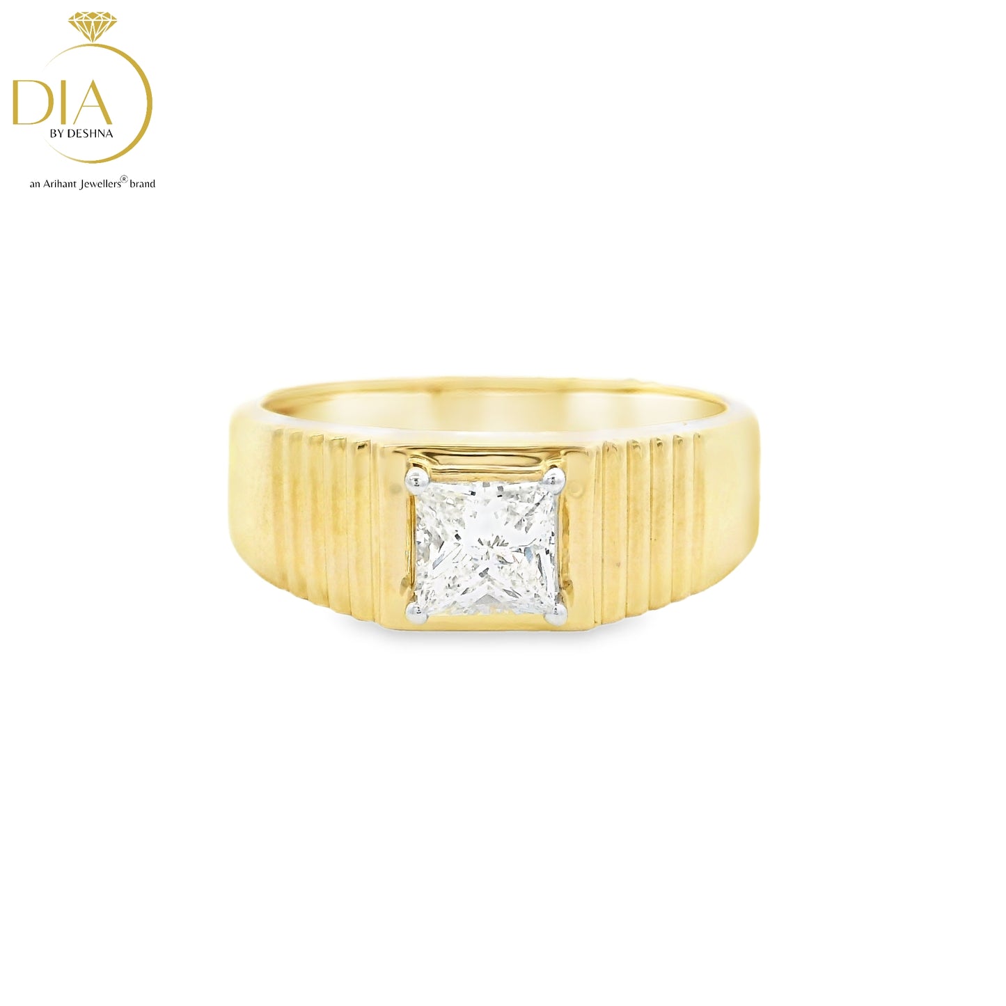 Square Shaped Solitaire Ring