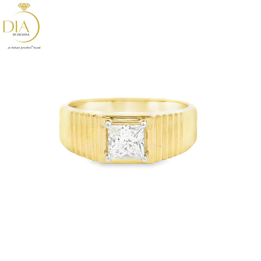 Square Shaped Solitaire Ring