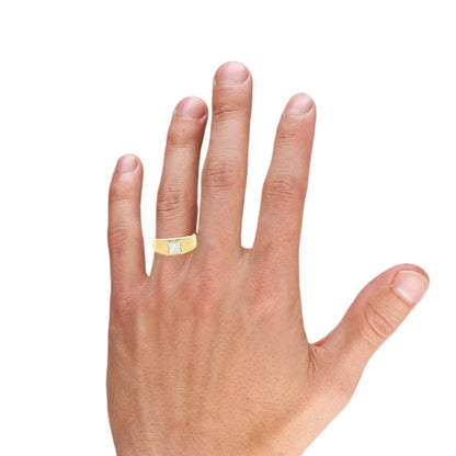 Square Shaped Solitaire Ring