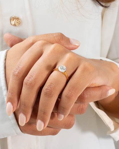 2 Carat Solitaire Ring