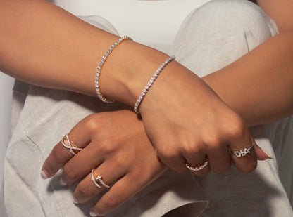 Intertwined Diamond Ring
