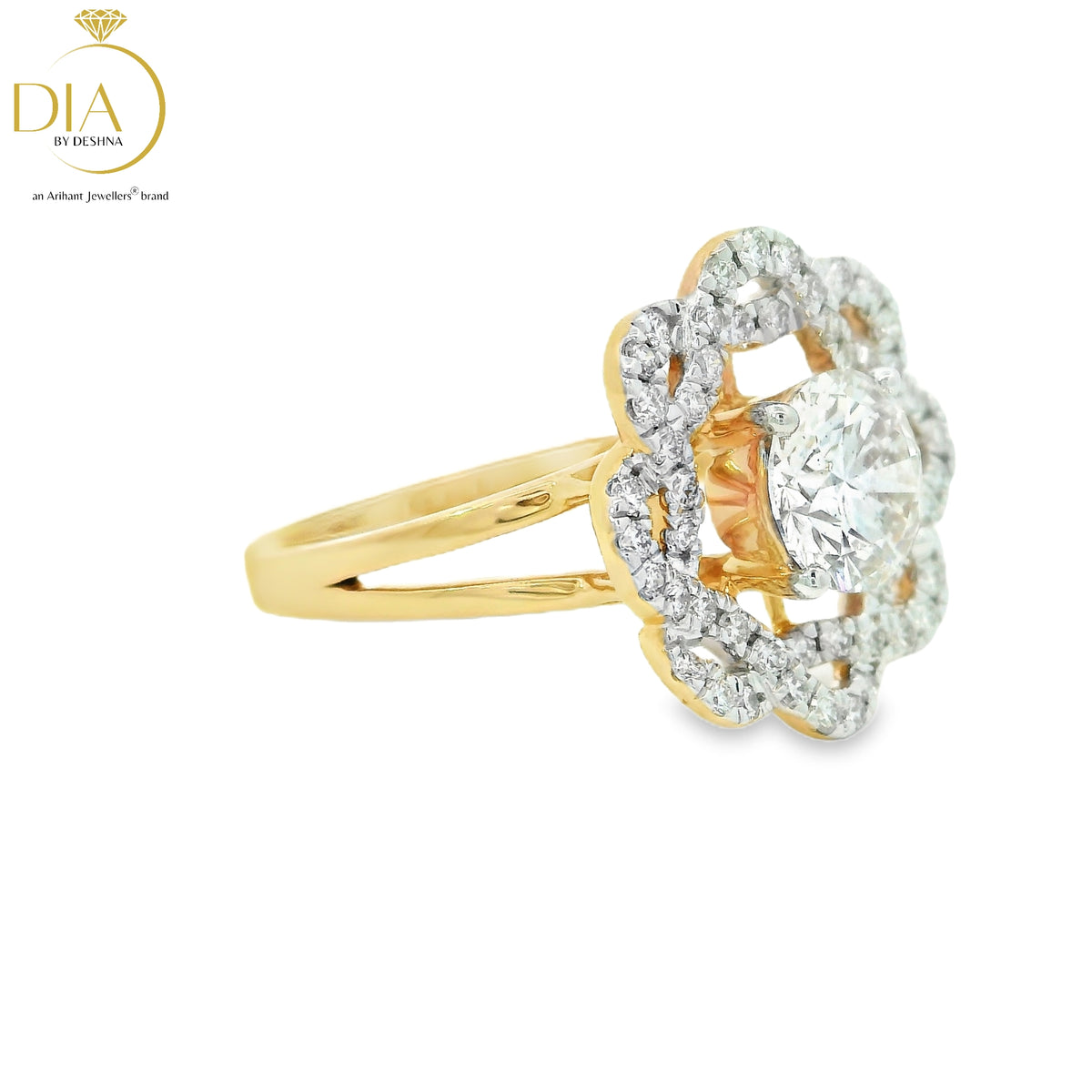 Floral Diamond Ring