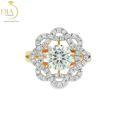 Floral Diamond Ring