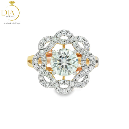 Floral Diamond Ring