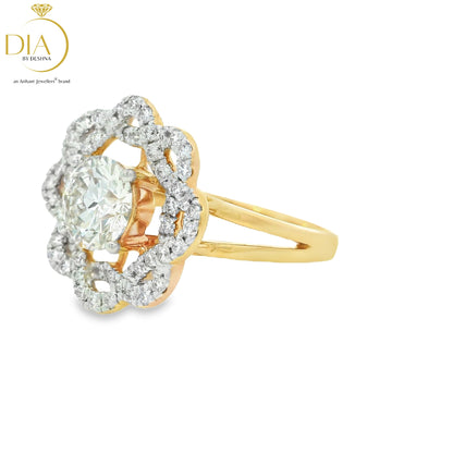 Floral Diamond Ring