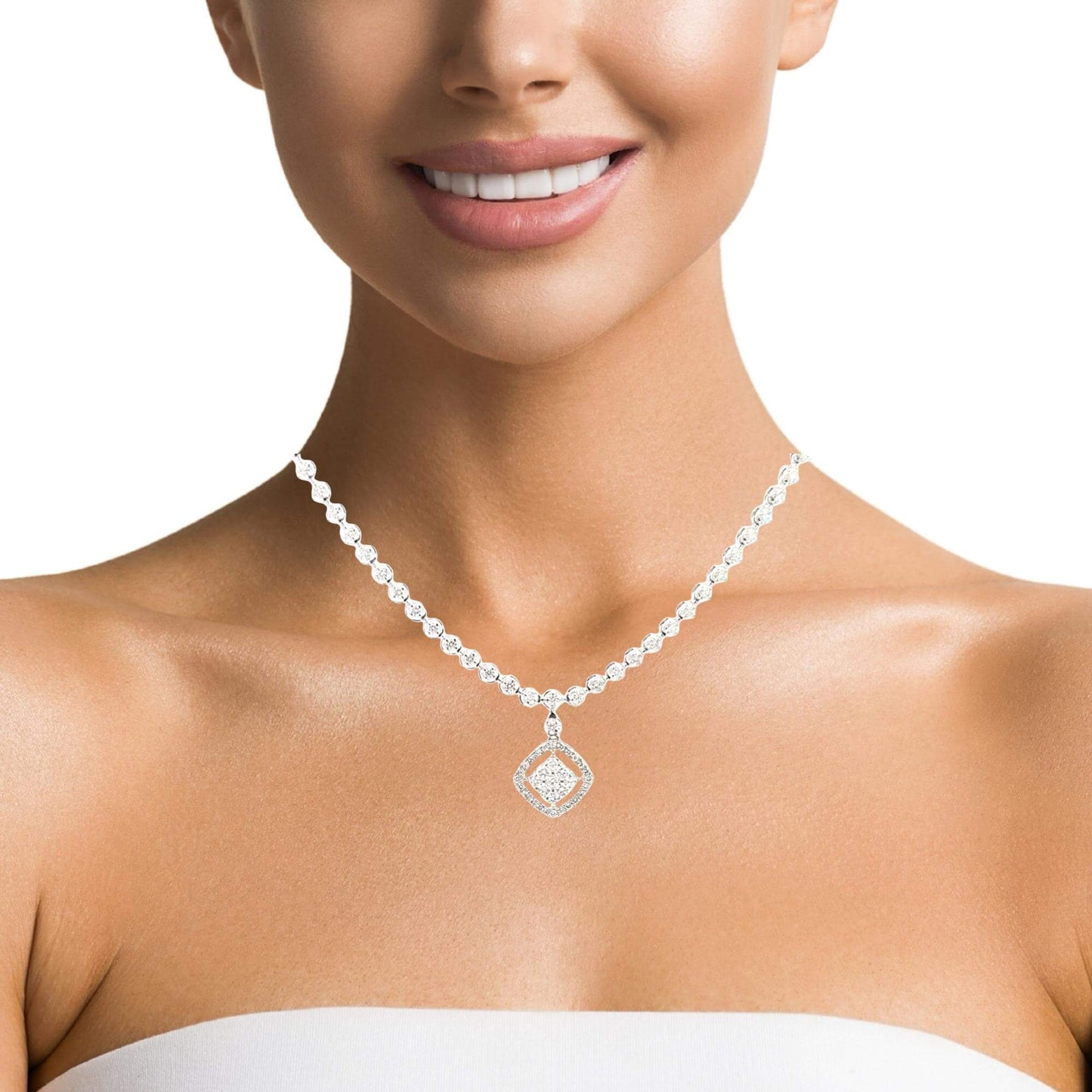 Enchanted Grace Diamond Necklace