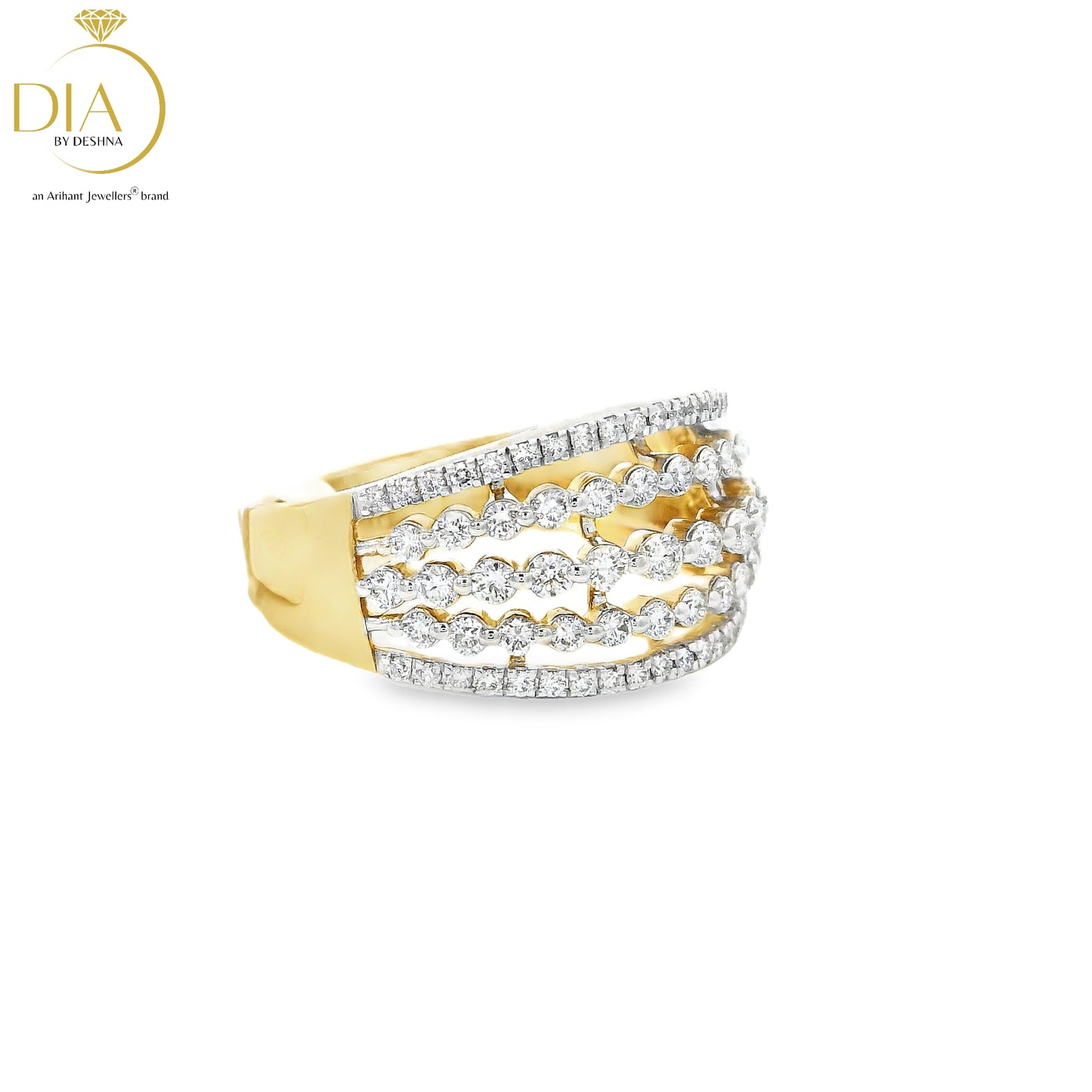 Multi-Band Diamond Ring
