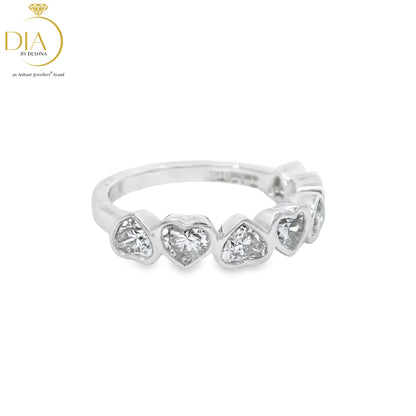 Heart-Shaped Diamond Ring