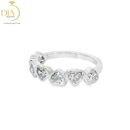 Heart-Shaped Diamond Ring